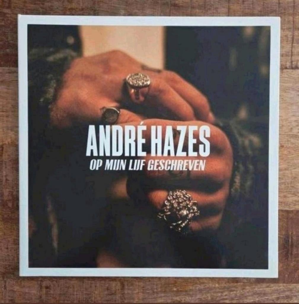 Lp Andre Hazes op mijn lijf geschreven (Gesigneerd), Ophalen of Verzenden, Zo goed als nieuw, 12 inch