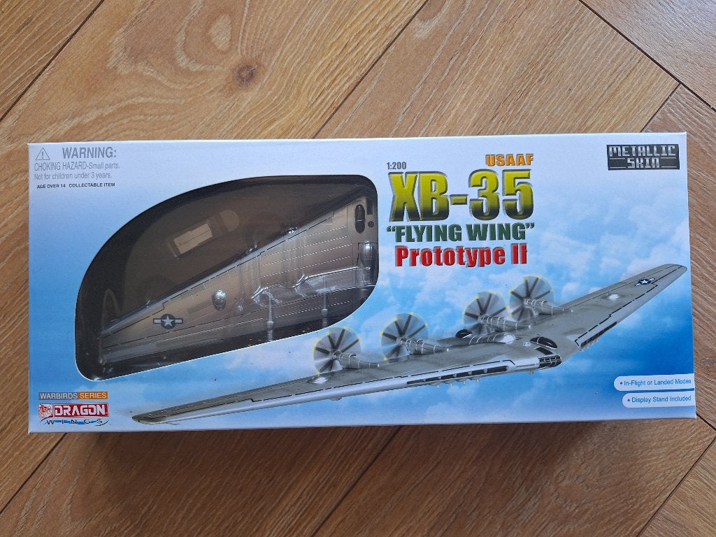 Diecast 1:200 1/200 Dragon USAAF XB-35 "Flying Wing" Prototy, Overige merken, 1:200 of kleiner, Ophalen of Verzenden, Zo goed als nieuw