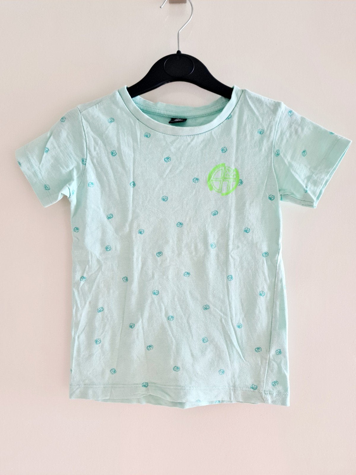 Turquoise/mintgroen T-shirt maat 104, Return, Ophalen of Verzenden, Zo goed als nieuw, Shirt of Longsleeve