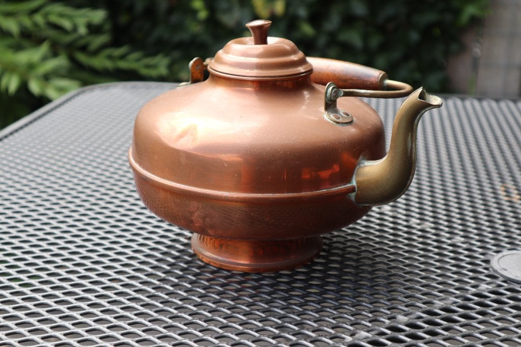 Koperen theepot theeketel ketel pot koper Made in Holland, Ophalen of Verzenden, Koper