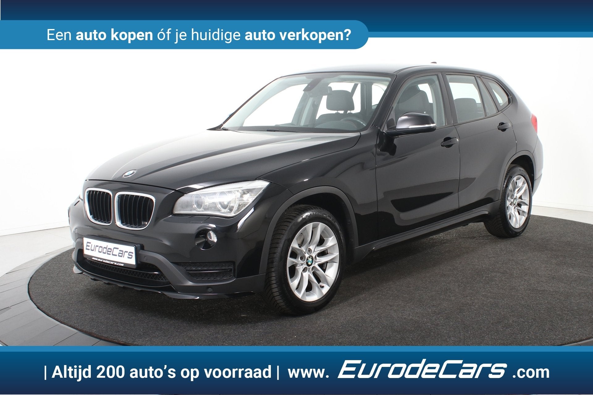 BMW X1 sDrive16d Sport *Navigatie*Stoelverwarming*PDC*, Auto's, X1, Euro 5, Zwart, 4 cilinders