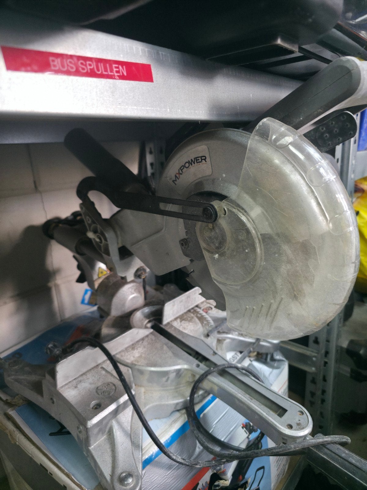 MXPOWER Afkortzaag - Krachtige Zaag voor Precisiewerk, Gebruikt, MXPOWER, 600 tot 1200 watt, Ophalen of Verzenden