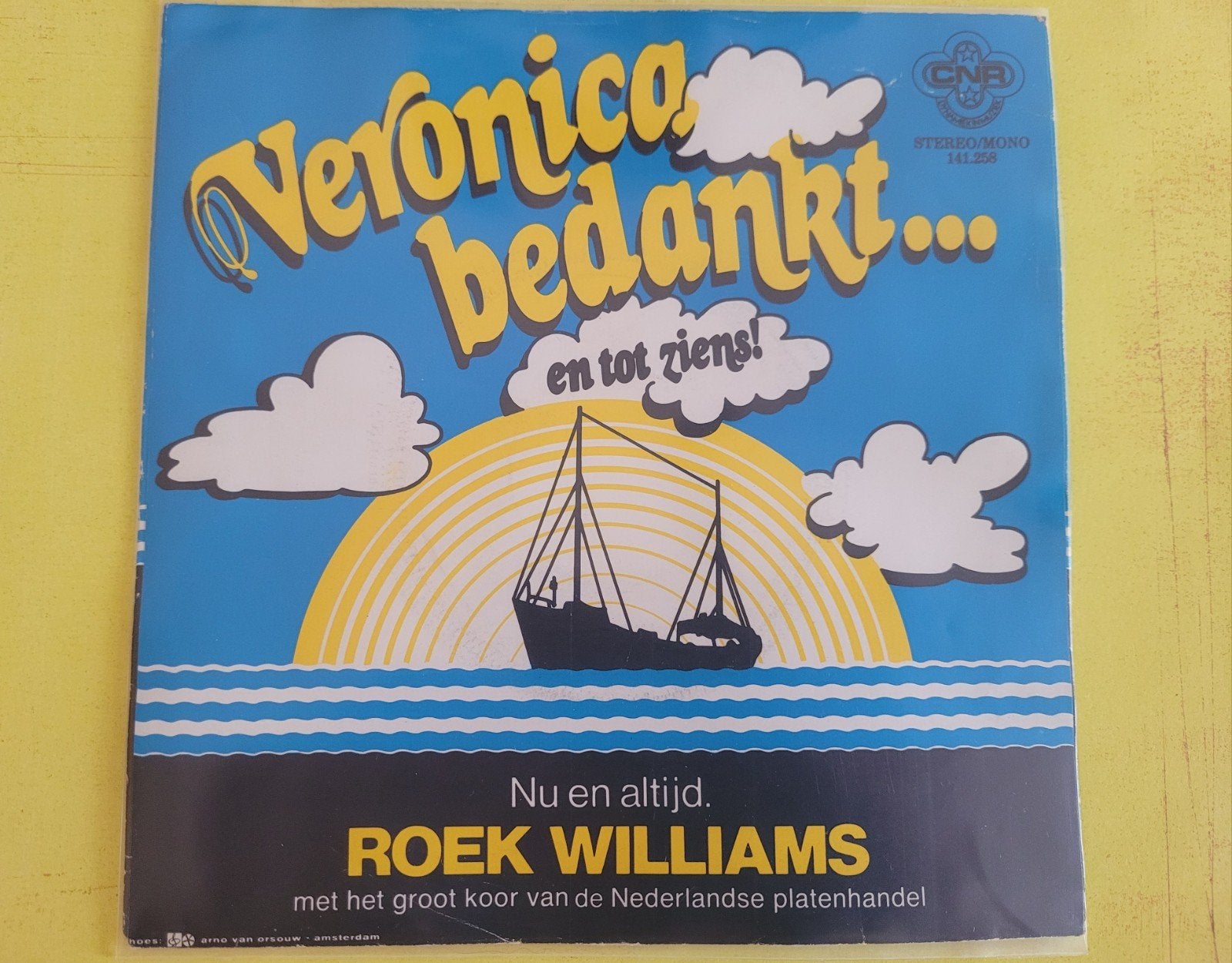 Roek Williams - Veronica bedankt - Nu en altijd., Cd's en Dvd's, Vinyl | Nederlandstalig, Ophalen, Zo goed als nieuw, Overige formaten