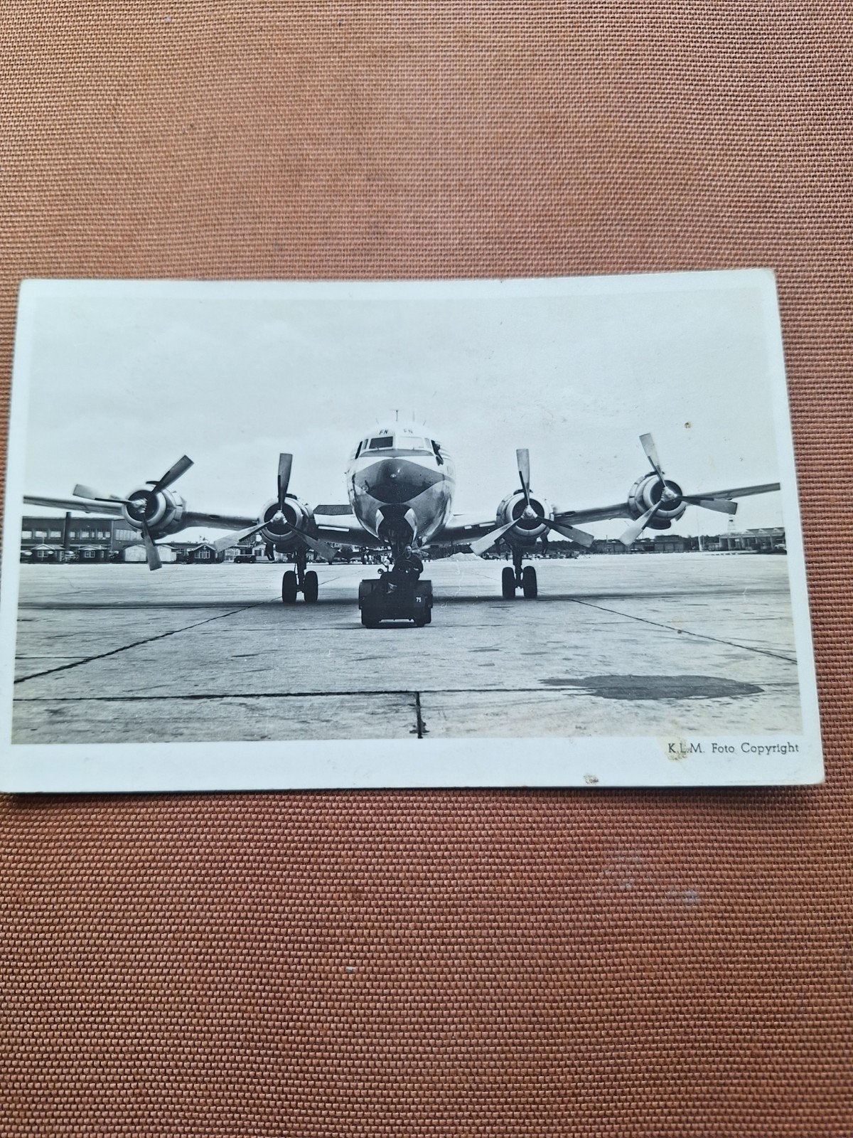 klm. dc 6, Ophalen of Verzenden, 1960 tot 1980, Gelopen, Voertuig