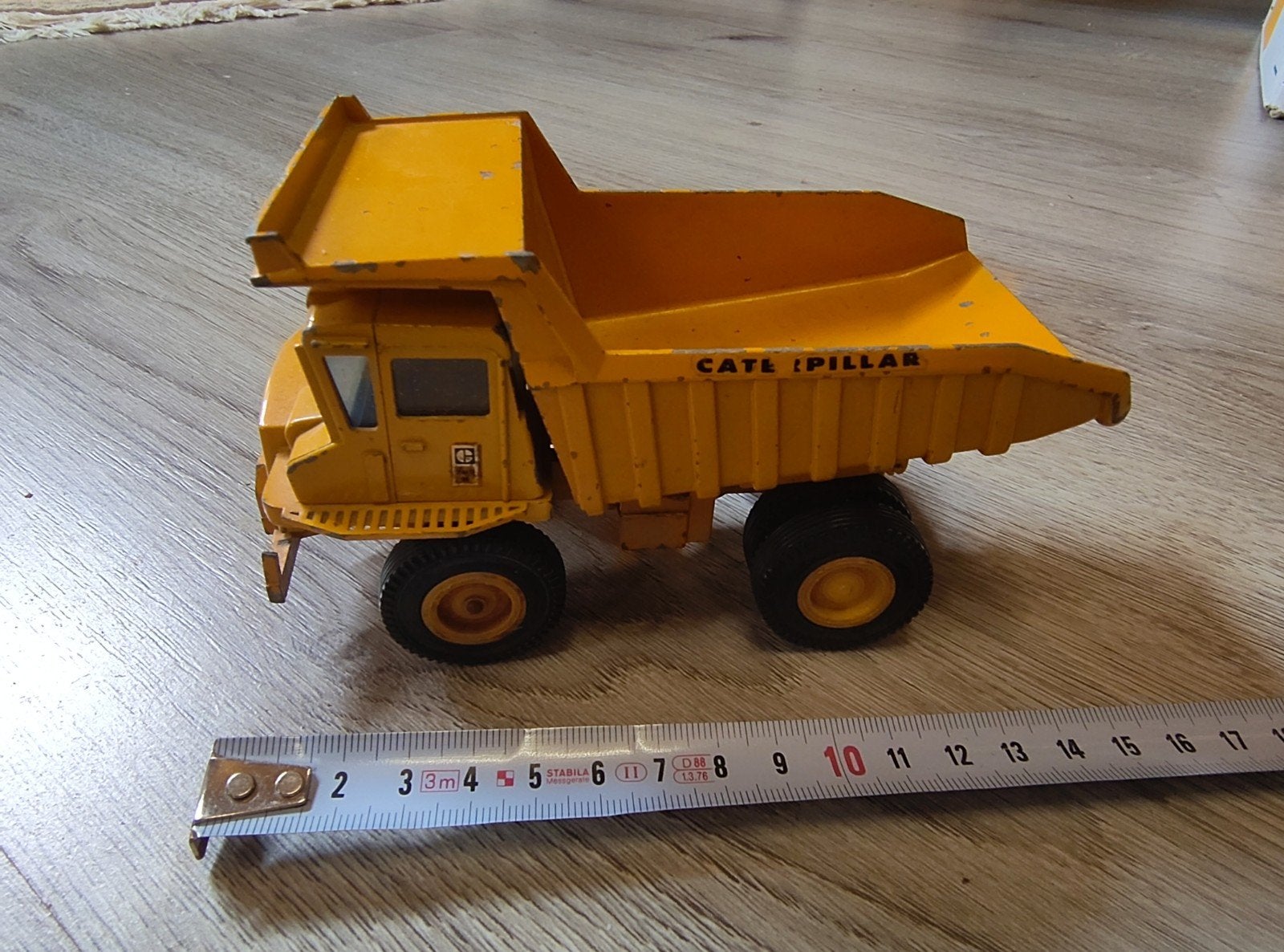 Gescha Caterpillar 769B Dumptruck Model 1:50 Jaren '70, Hobby en Vrije tijd, Modelauto's | 1:50, Ophalen of Verzenden, Bus of Vrachtwagen