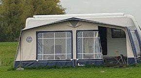 Voortent Isabella Crown Gold, Caravans en Kamperen, Voortenten en Luifels, Ophalen, Gebruikt, Isabella