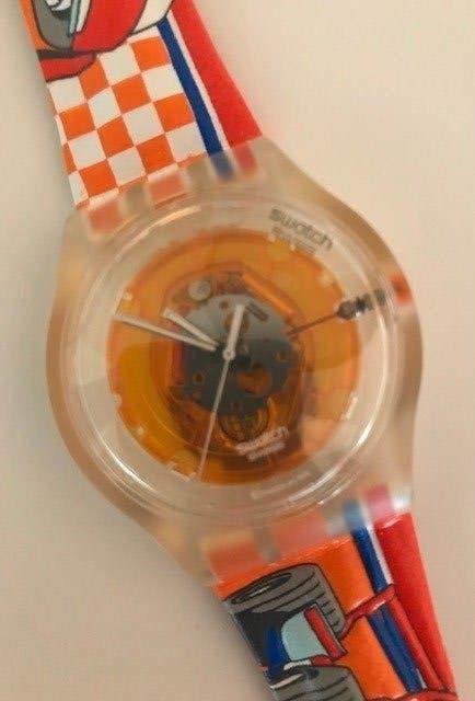 Swatch Polshorloge - Limited Edition, Sieraden, Tassen en Uiterlijk, Ophalen, Kunststof, Polshorloge, Swatch