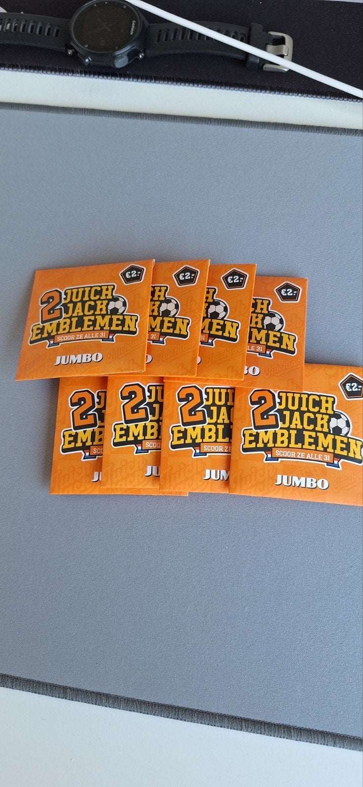 8x Nieuwe Jumbo Juich Jack Emblemen Blind Packs, Ophalen of Verzenden