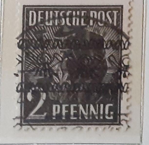 9 stuks Am.Br.zone, mi 39 I e.v., bod vanaf € 0,15 p. stuk, Verzenden, Overige periodes, Gestempeld