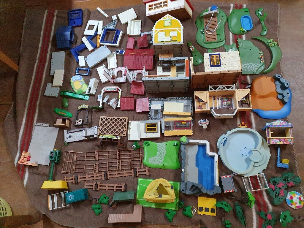 4 kilo playmobil, zeer gevarieerd in nieuwstaat. Opha-, Ophalen, Zo goed als nieuw, Losse onderdelen