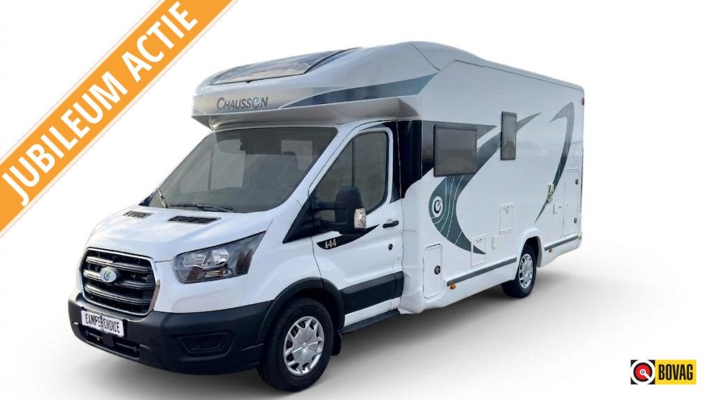 Chausson 644 first line | 2022 | euro 6 | 170 pk | 5 gordels, Caravans en Kamperen, Ford, Luifel, Startonderbreker, 6 tot 7 meter