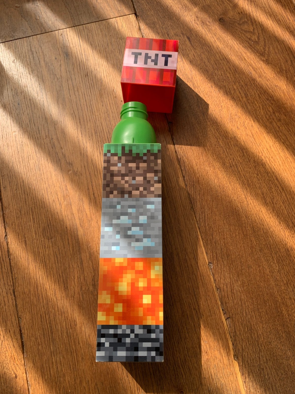 Drinkfles van Minecraft, Ophalen of Verzenden, Zo goed als nieuw