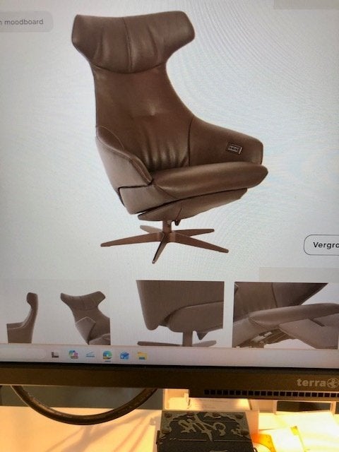 Relax TV stoel met voetenbank, Huis en Inrichting, Fauteuils, Ophalen, Minder dan 75 cm, Nieuw, Modern