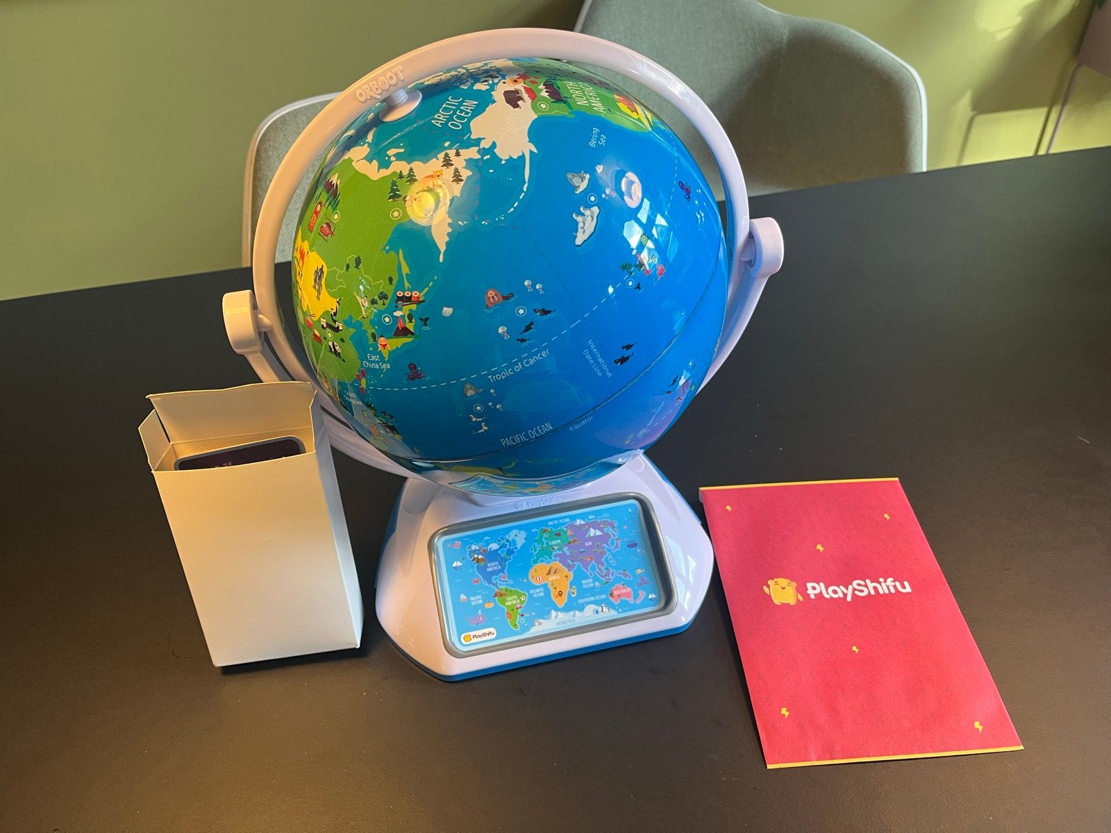 Playshifu Orboot Wereldbol / Wereldexplorer (Nieuwstaat), Ophalen of Verzenden, Nieuw, Ontdekken