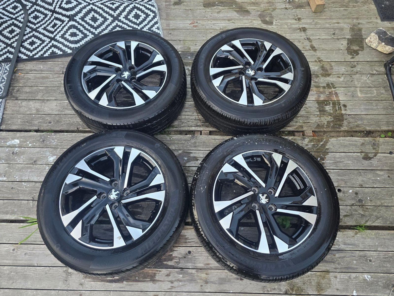 Peugeot 215/60 r17 OEM Peugeot e- 2008 wielen  velgen banden, Ophalen, Banden en Velgen, 17 inch, Personenwagen