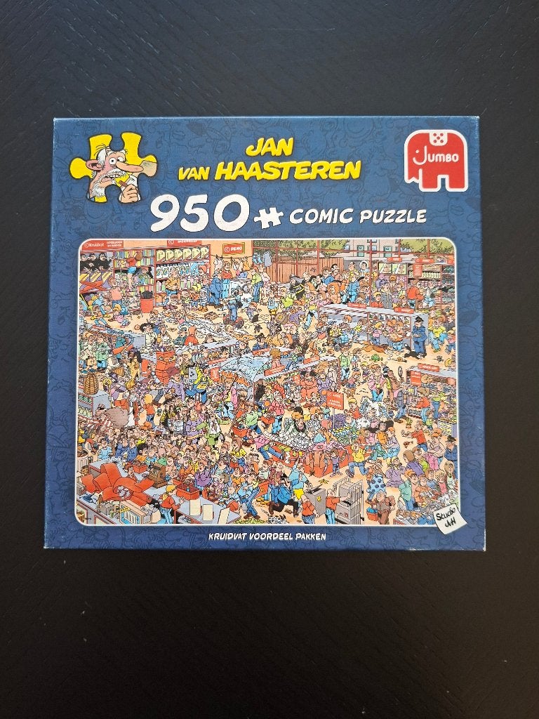 Jan van Haasteren- Kruidvat, Ophalen of Verzenden, 500 t/m 1500 stukjes, Zo goed als nieuw, Legpuzzel
