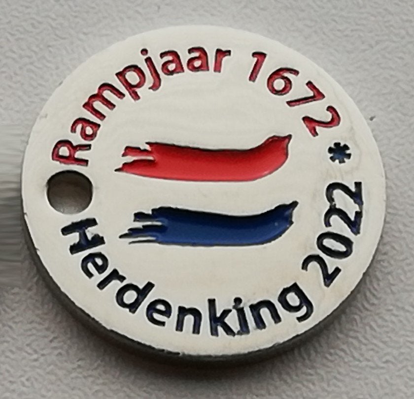 Winkelwagenmuntje Hedenking Rampjaar 1672-2202, Ophalen of Verzenden