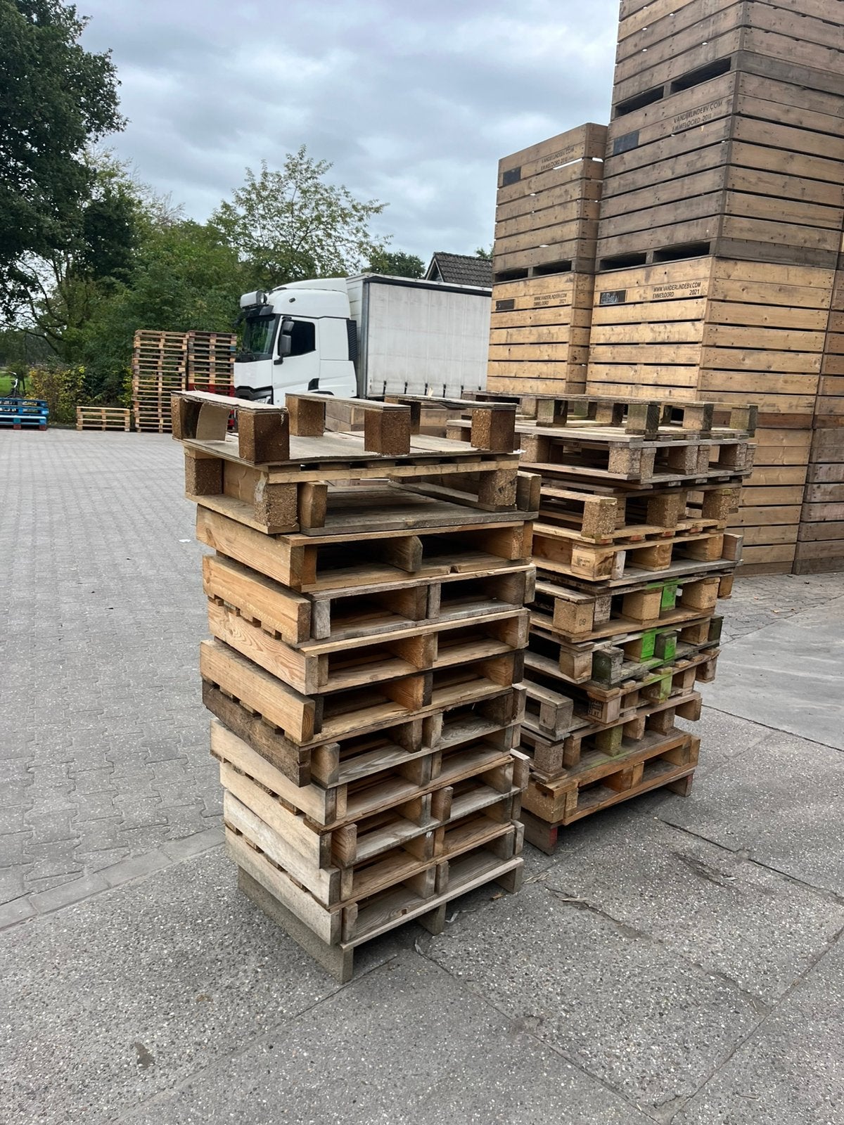 Partij kleine pallets, Tuin en Terras, Ophalen of Verzenden, Zo goed als nieuw