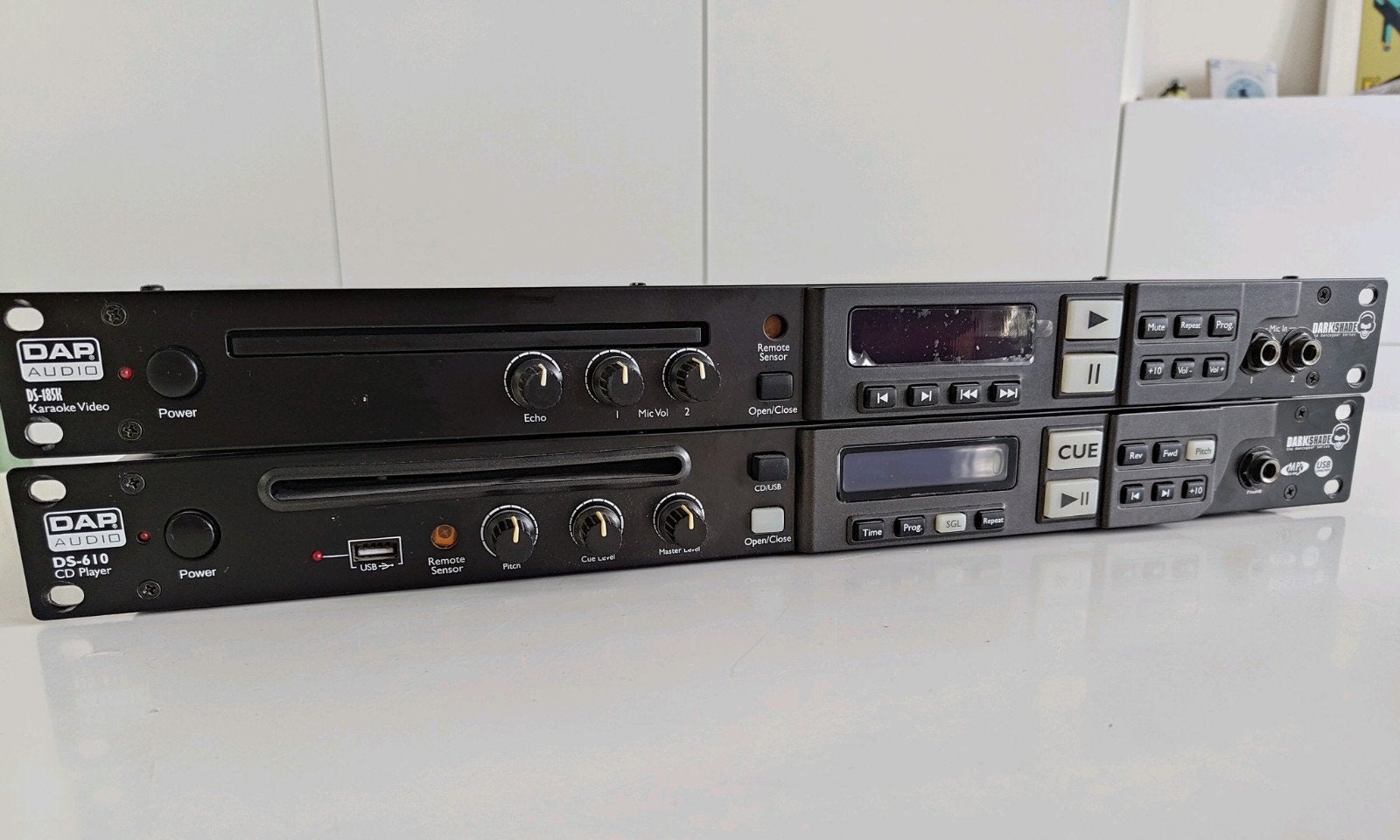 DAP Audio cd speler DS-610 en DAP-DS-185 DVD voor onderdelen, Ophalen, Audio