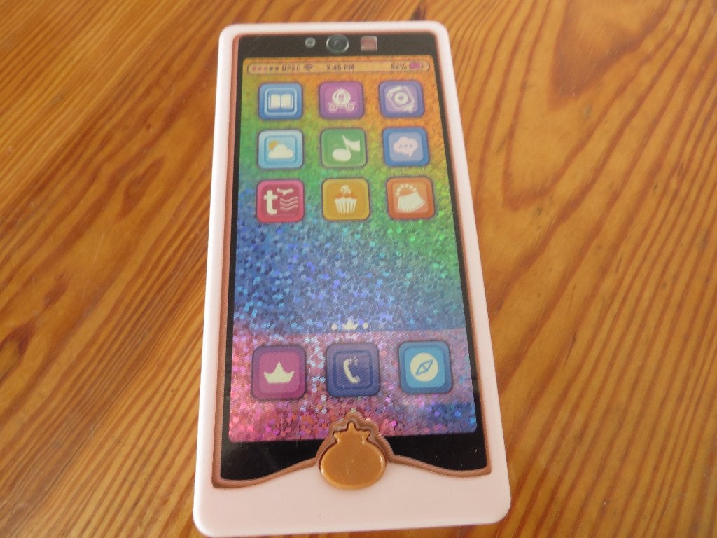 Roze disney Princess Style telefoon, Verzamelen, Ophalen of Verzenden, Overige figuren, Gebruikt, Overige typen