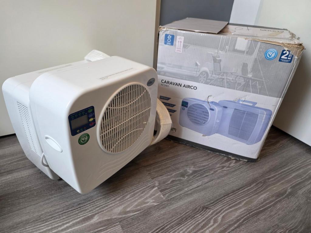 Eurom Caravan Airco AC2401 - Nieuwstaat, Witgoed en Apparatuur, Airco's, Ophalen, Minder dan 60 m³, Timer, Nieuw