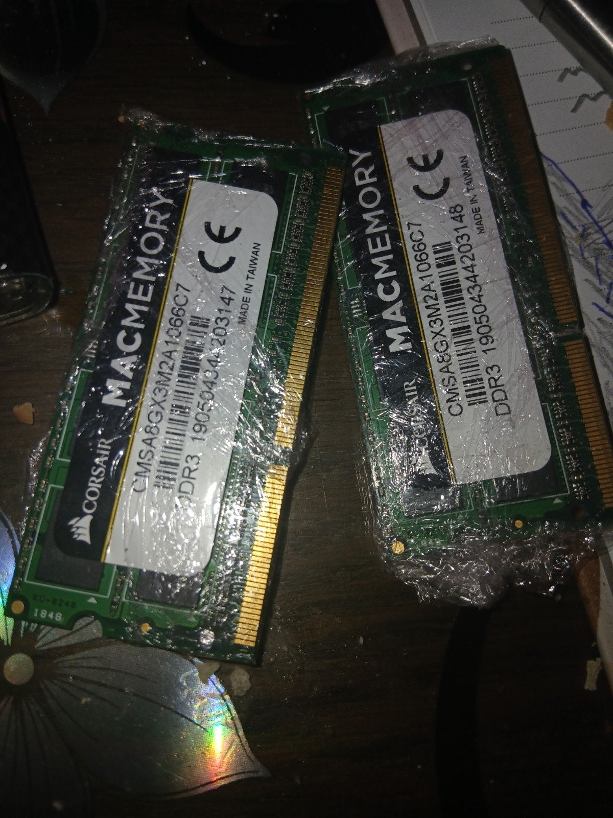 Corsair MacMemory DDR3  (2x 8gb ram, Computers en Software, RAM geheugen, Gebruikt, DDR3, Ophalen of Verzenden, Laptop