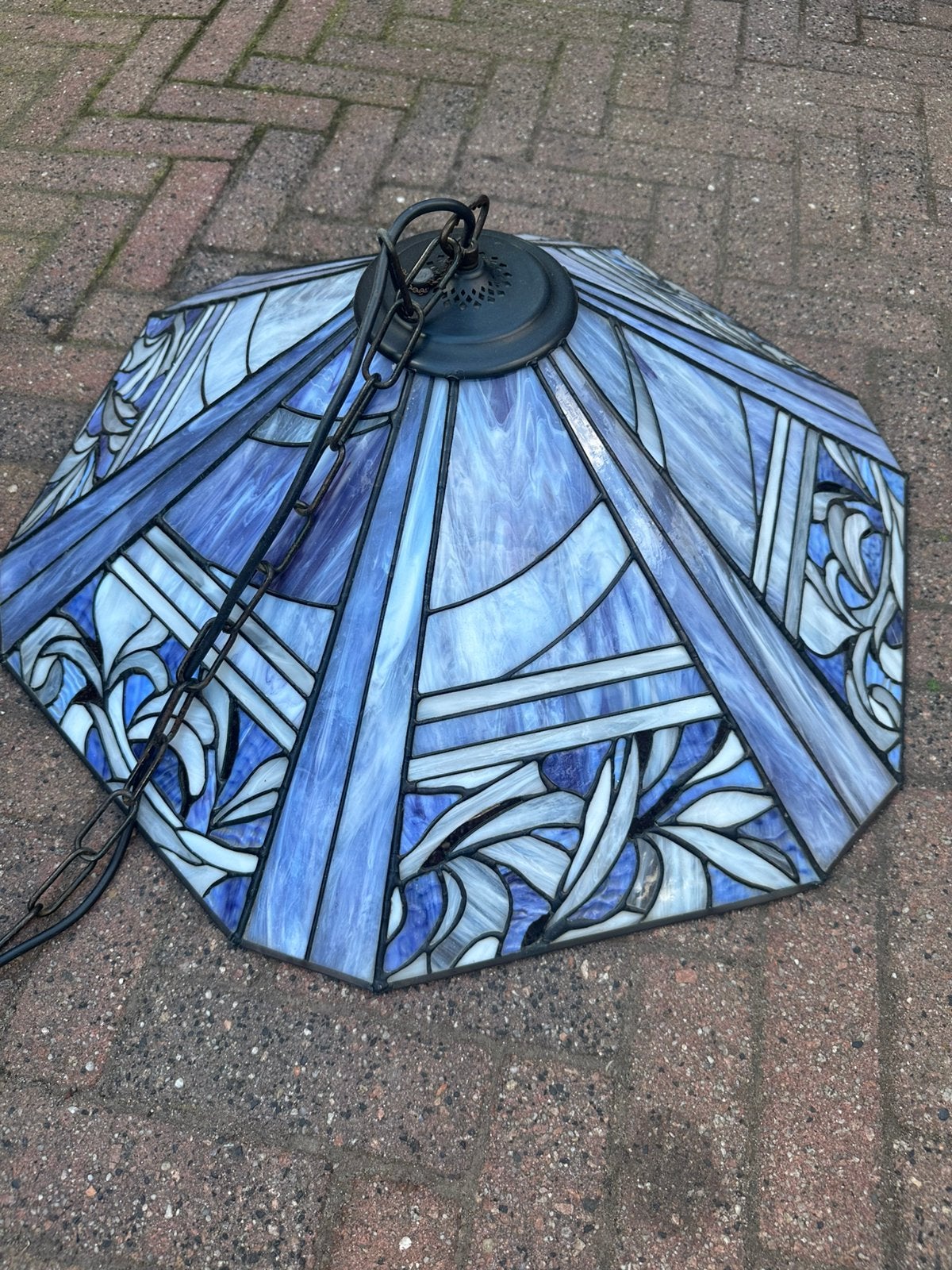 Tiffany hanglamp, Ophalen, Zo goed als nieuw, Hanglamp