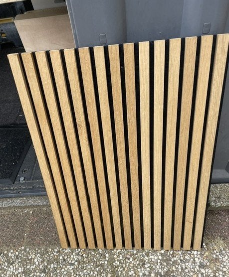 2 x nieuwe licht houten Wandpaneel ( 60x80 ), Ophalen, Zo goed als nieuw, Bruin, Wandbord of Wandpaneel