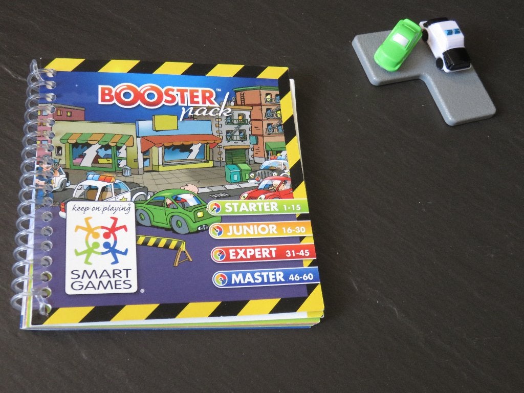 Smart games Roadblock boosterpack met 60 opdrachten, Hobby en Vrije tijd, Ophalen of Verzenden, Minder dan 500 stukjes, Zo goed als nieuw