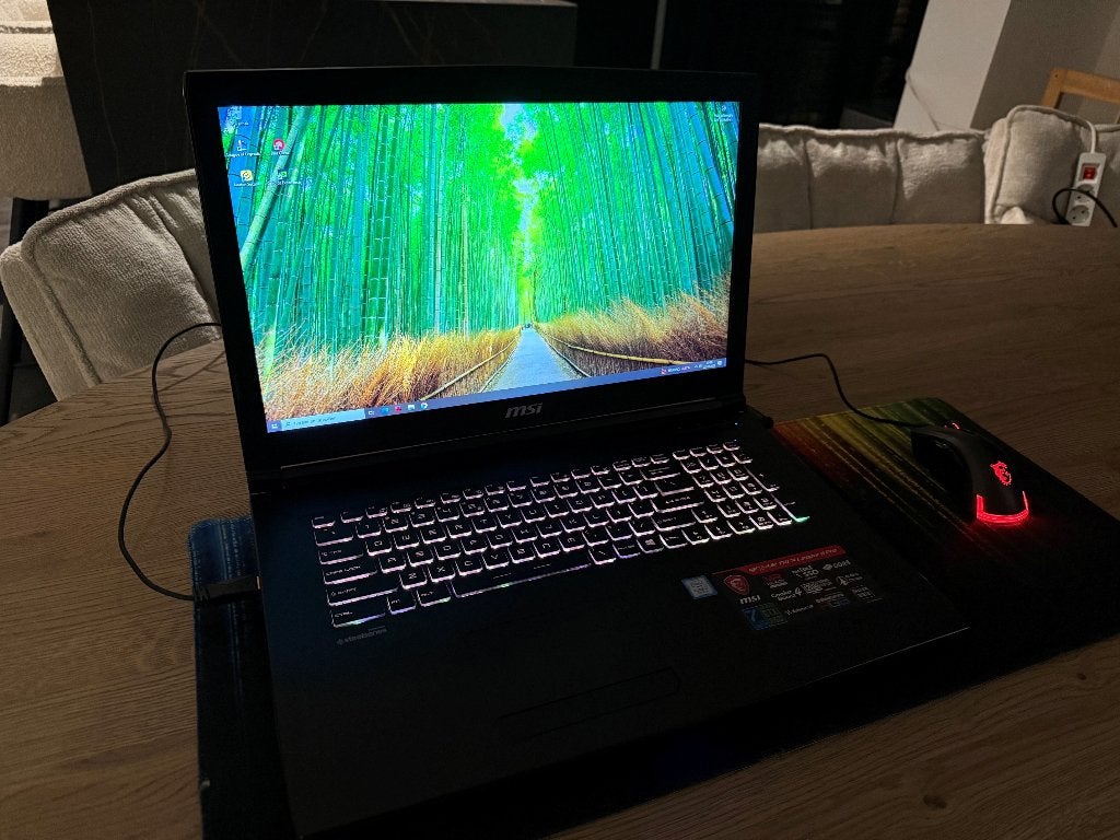 MSI Gaming Set | 17,3" | i7 | GTX 1060 | Inc.accessoires, MSI, 2 tot 3 Ghz, Qwerty, 8 GB