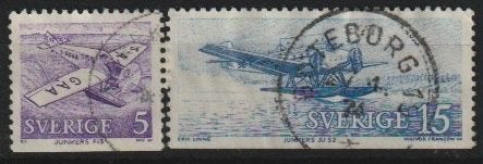 Zweden Michel 761 + 762, Ophalen of Verzenden, Zweden, Gestempeld