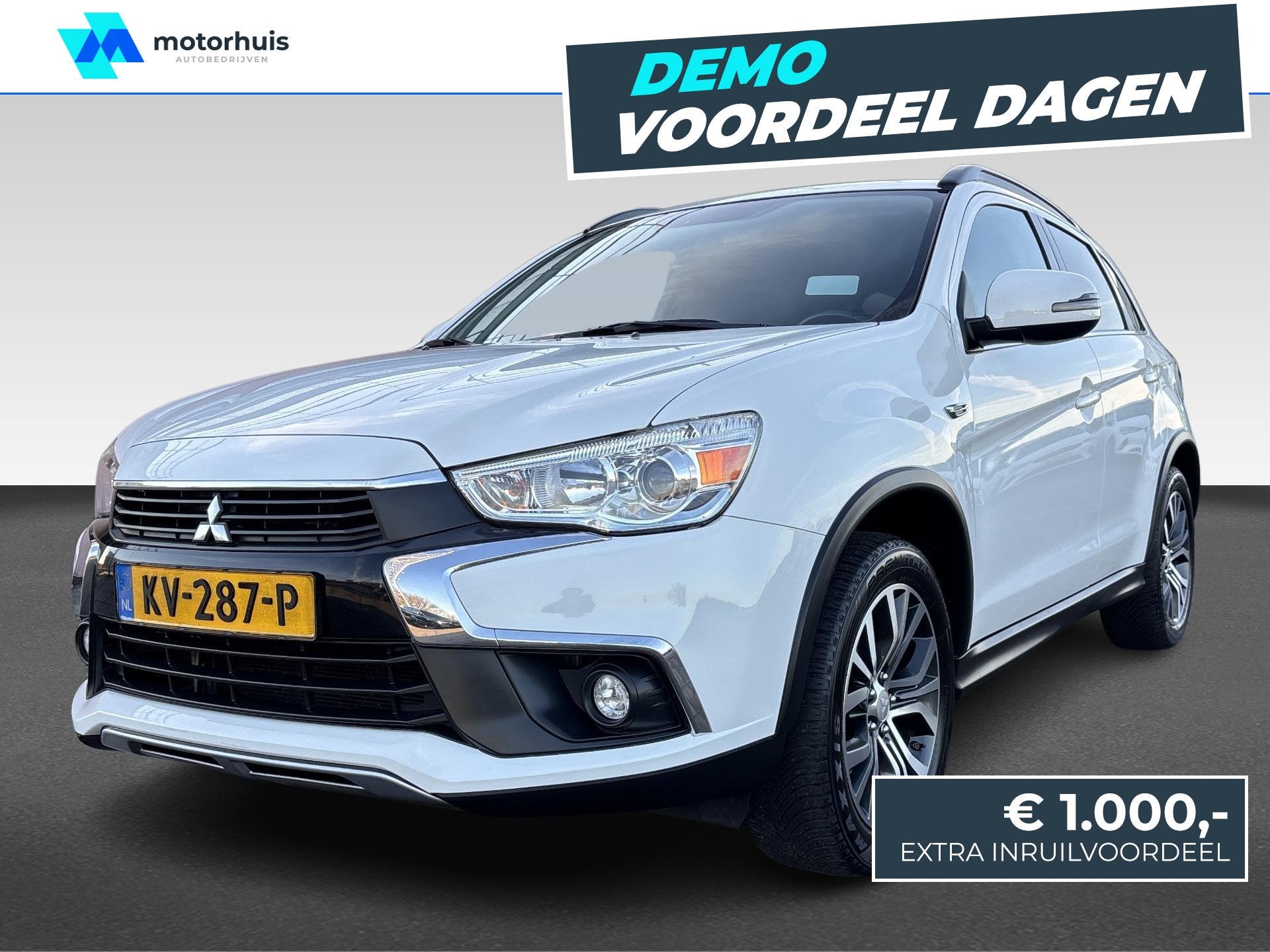 Mitsubishi ASX 1.6 ClearTec 117pk Intense, Auto's, Gebruikt, 4 cilinders, 1590 cc, Wit