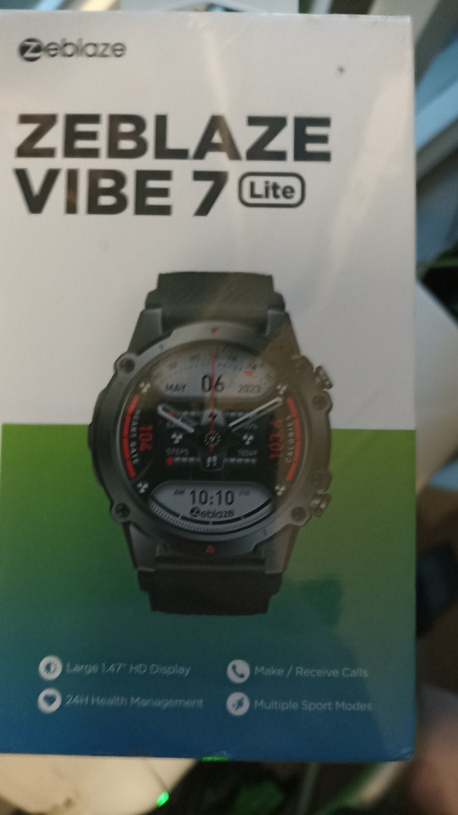 Zeblaze Vibe 7 Lite Smartwatch - Nieuw in doos, Zeblaze, Zwart, Nieuw, Ophalen of Verzenden