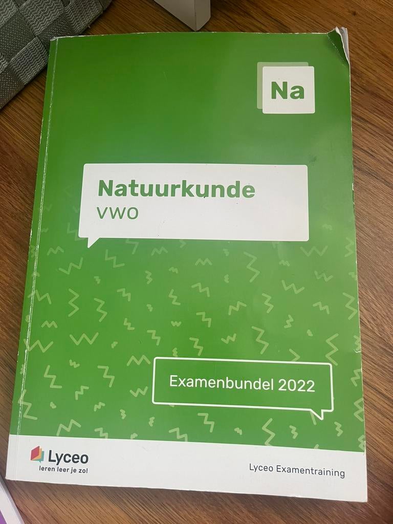 Lyceo examenbundel natuurkunde, Boeken, Ophalen of Verzenden, Zo goed als nieuw, VWO, Natuurkunde