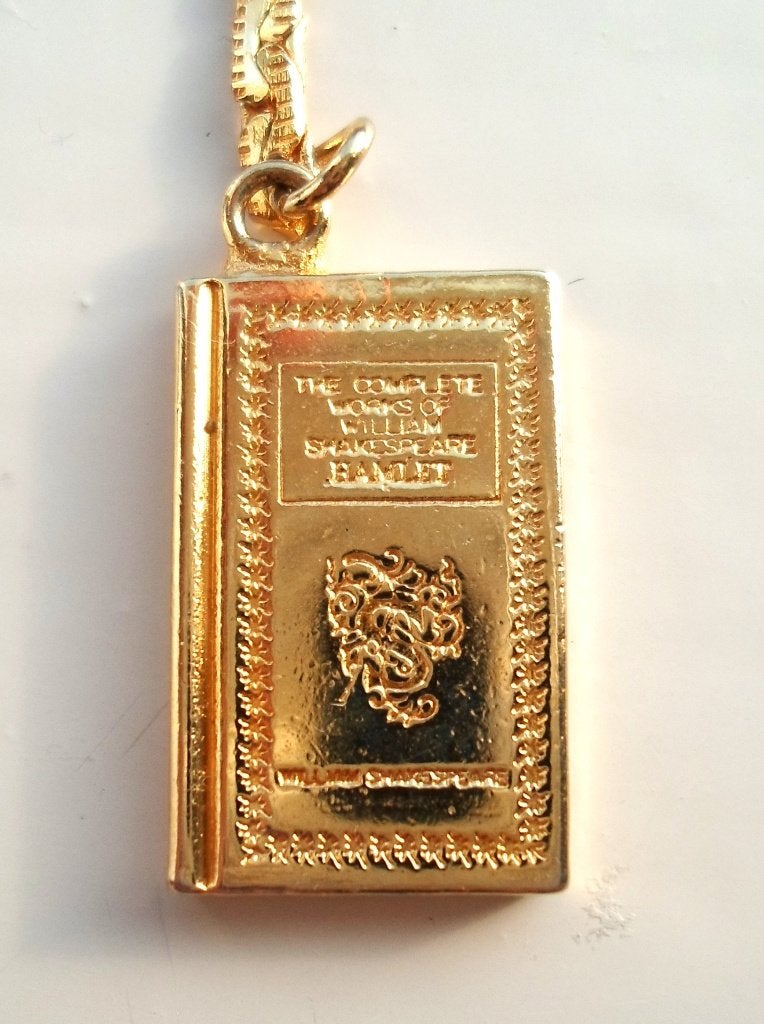 Boekenhanger/boekenlegger W. Shakespeare. Hamlet. Goldplated, Ophalen of Verzenden, Zo goed als nieuw, Overige onderwerpen