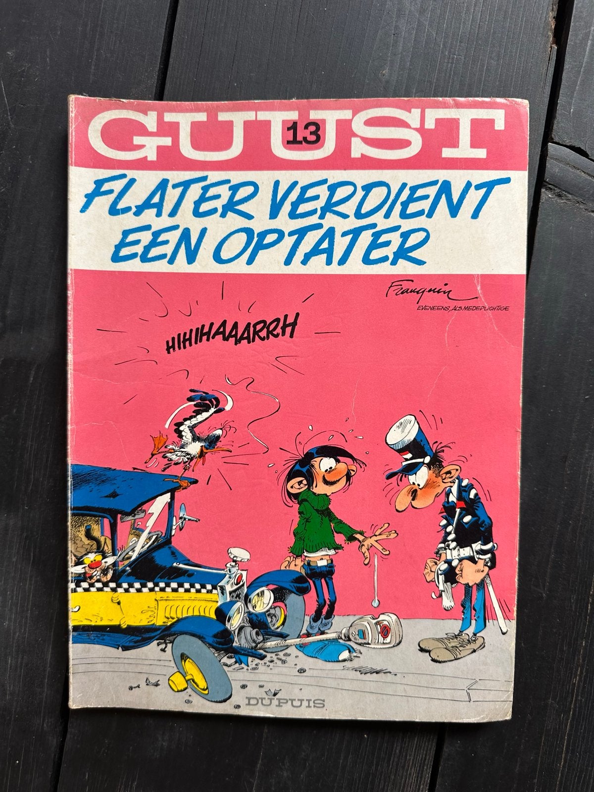 Guust Flater 13: Flater Verdient Een Optater, Eén stripboek, Ophalen of Verzenden, Gelezen