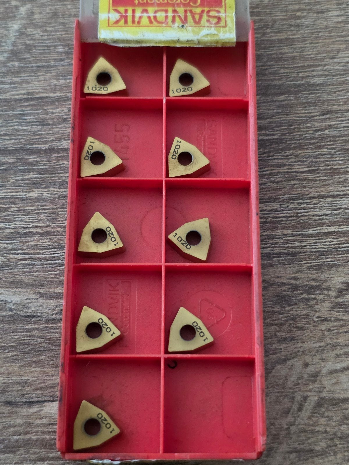 Sandvik coromant wcmx 05 03 08 r-53 1020 wisselplaten, Ophalen of Verzenden, Nieuw
