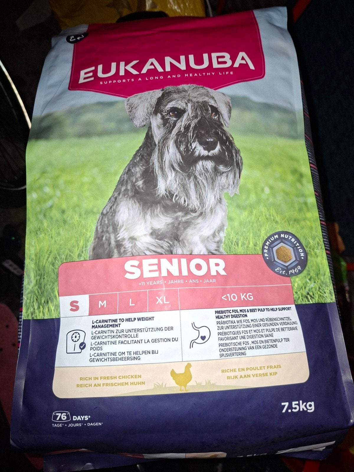 eukanuba senior S, Dieren en Toebehoren, Ophalen, Hond