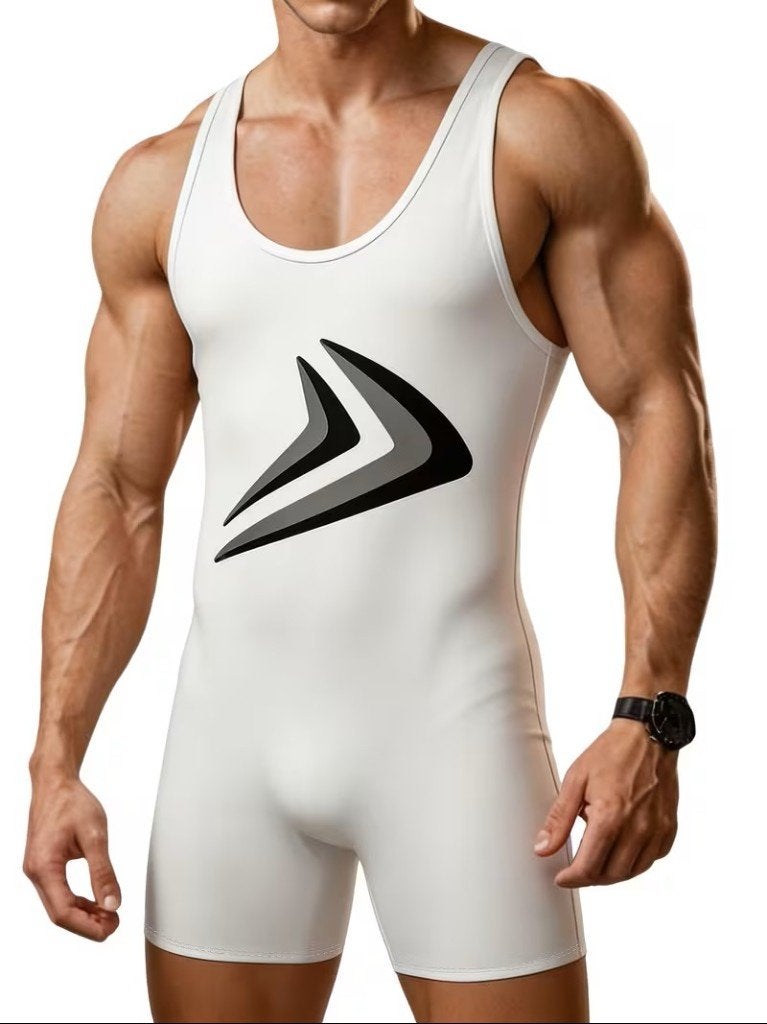Heren worstelpak    (073), Kleding | Heren, Ophalen of Verzenden, Wit, Overige typen
