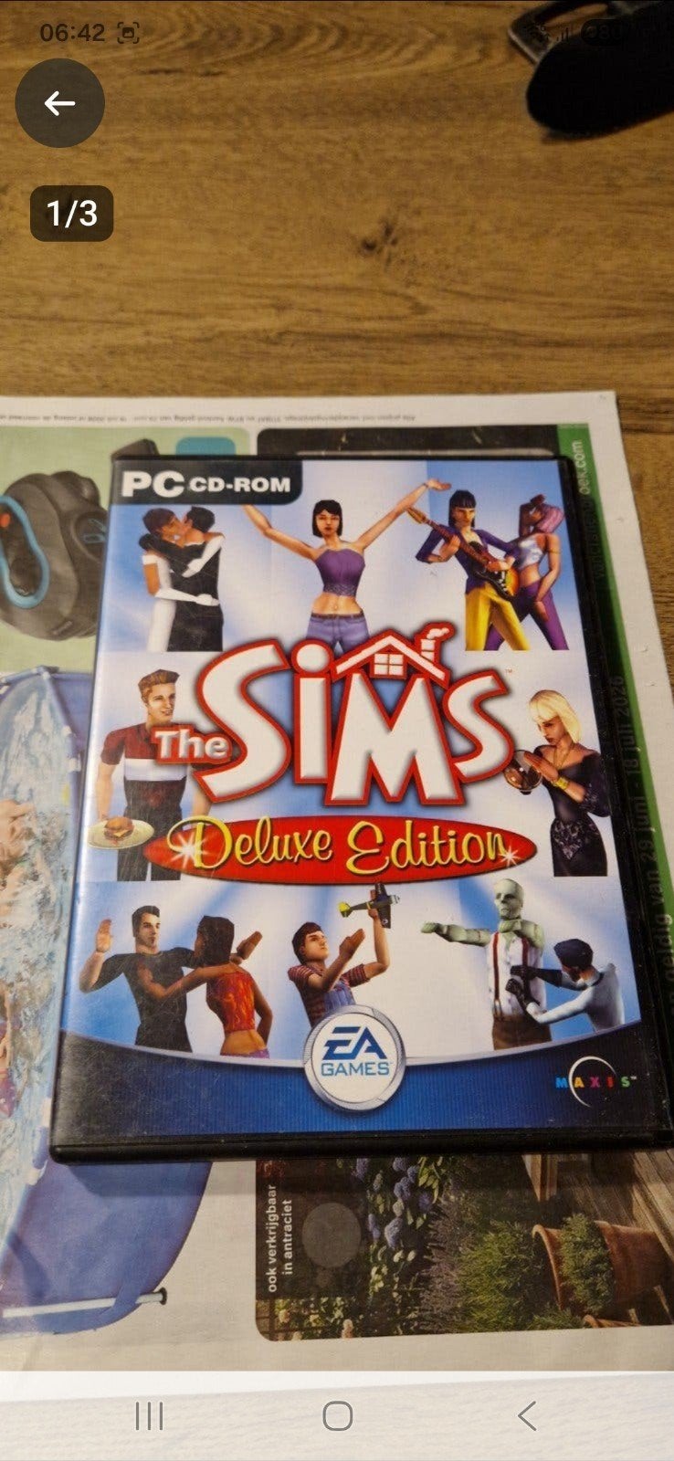 The Sims Deluxe Edition PC CD-ROM, Gebruikt, 1 speler, Eén computer, Ophalen of Verzenden