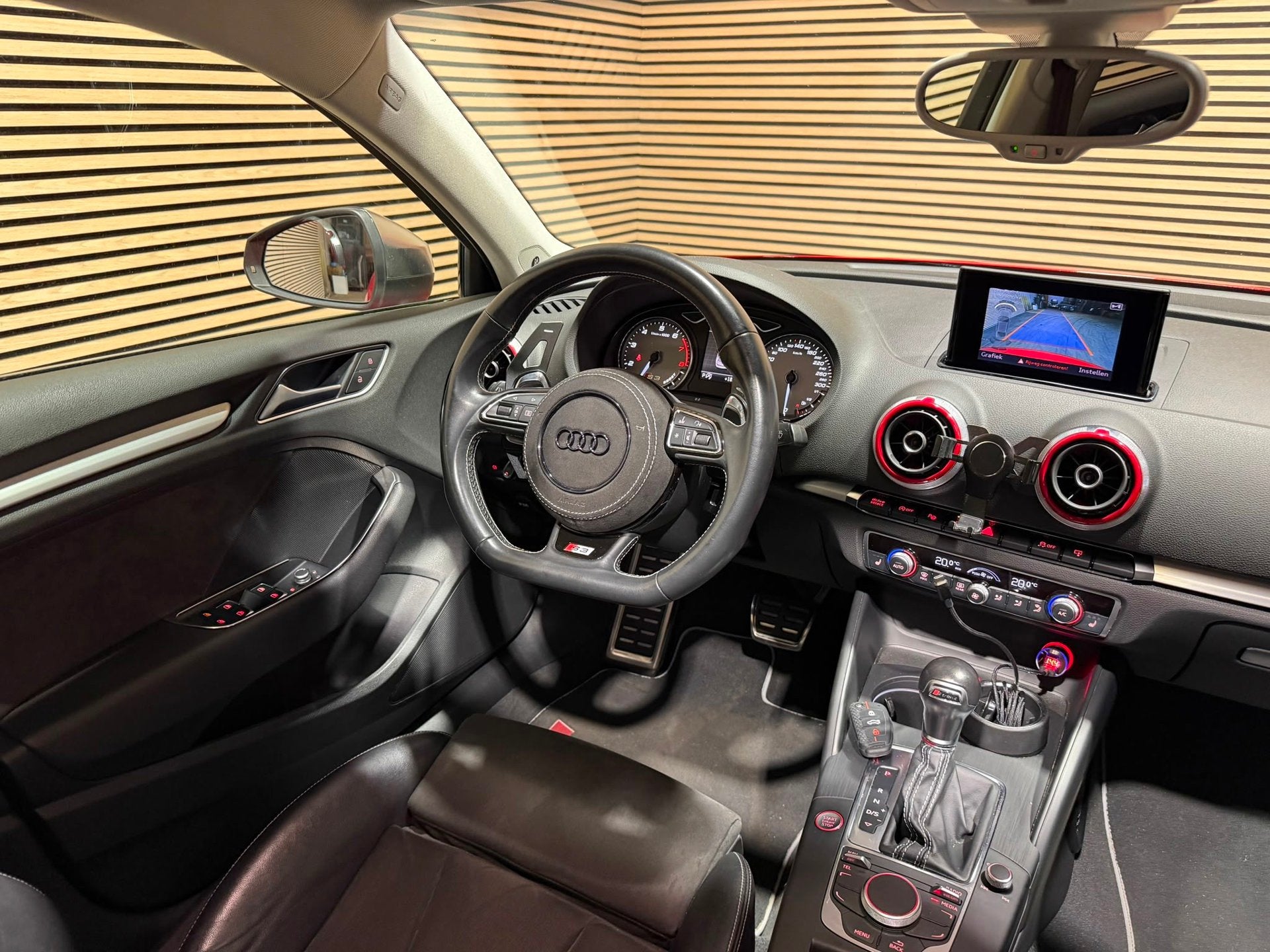Audi S3 Limousine 2.0 TFSI quattro | Vol onderhoud | Pano |, Auto's, S3, Gebruikt, 4 cilinders, 1984 cc