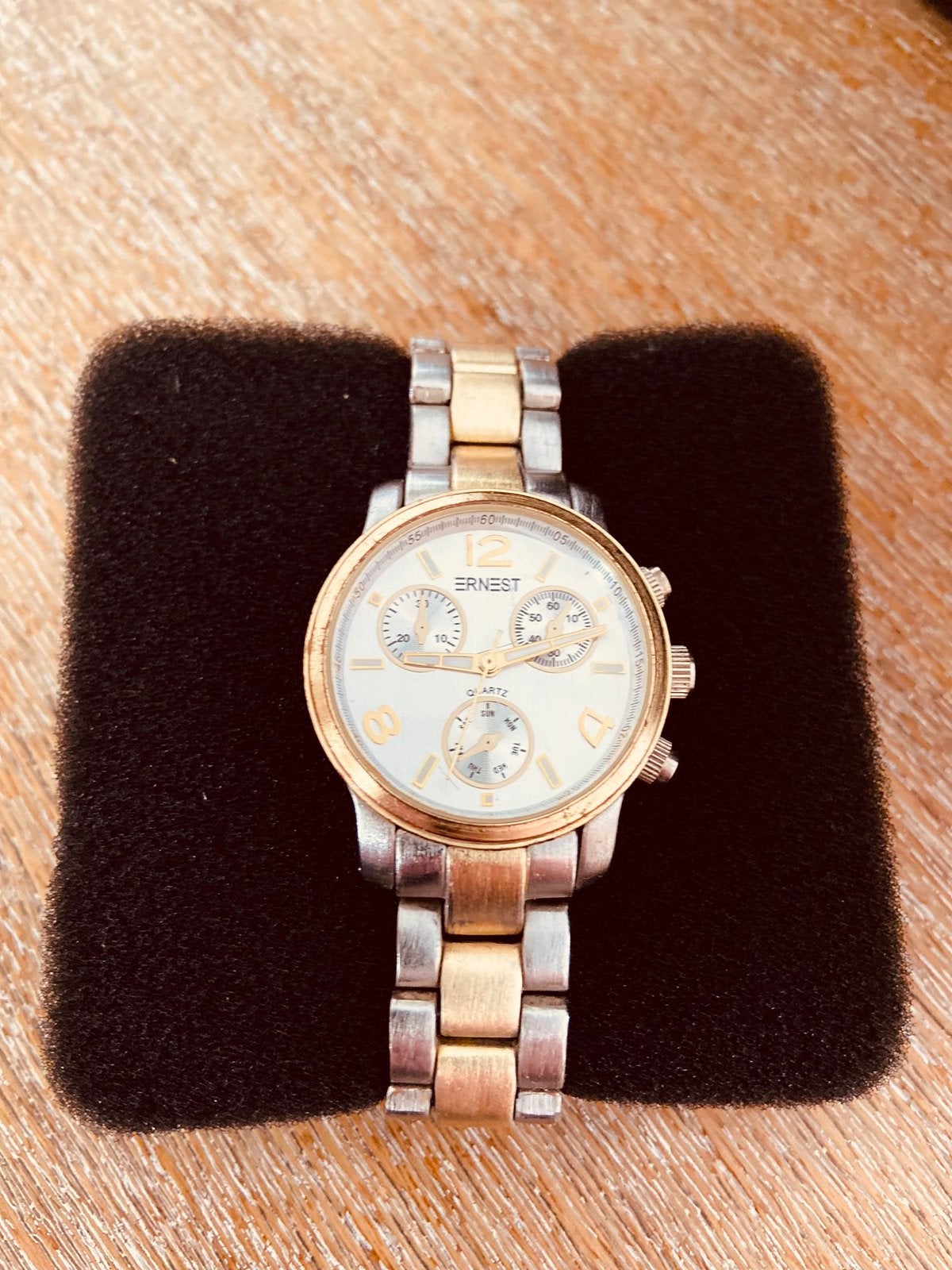 Horloge, Staal, Staal, Ophalen of Verzenden, Zo goed als nieuw