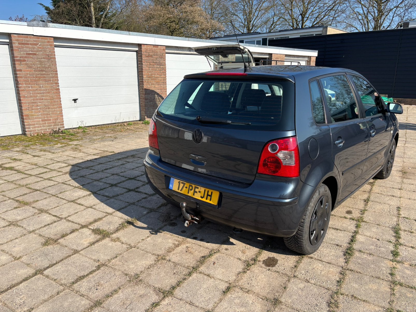 Volkswagen Polo 1.4 55KW 2004 Blauw, Voorwielaandrijving, 4 cilinders, Blauw, Origineel Nederlands