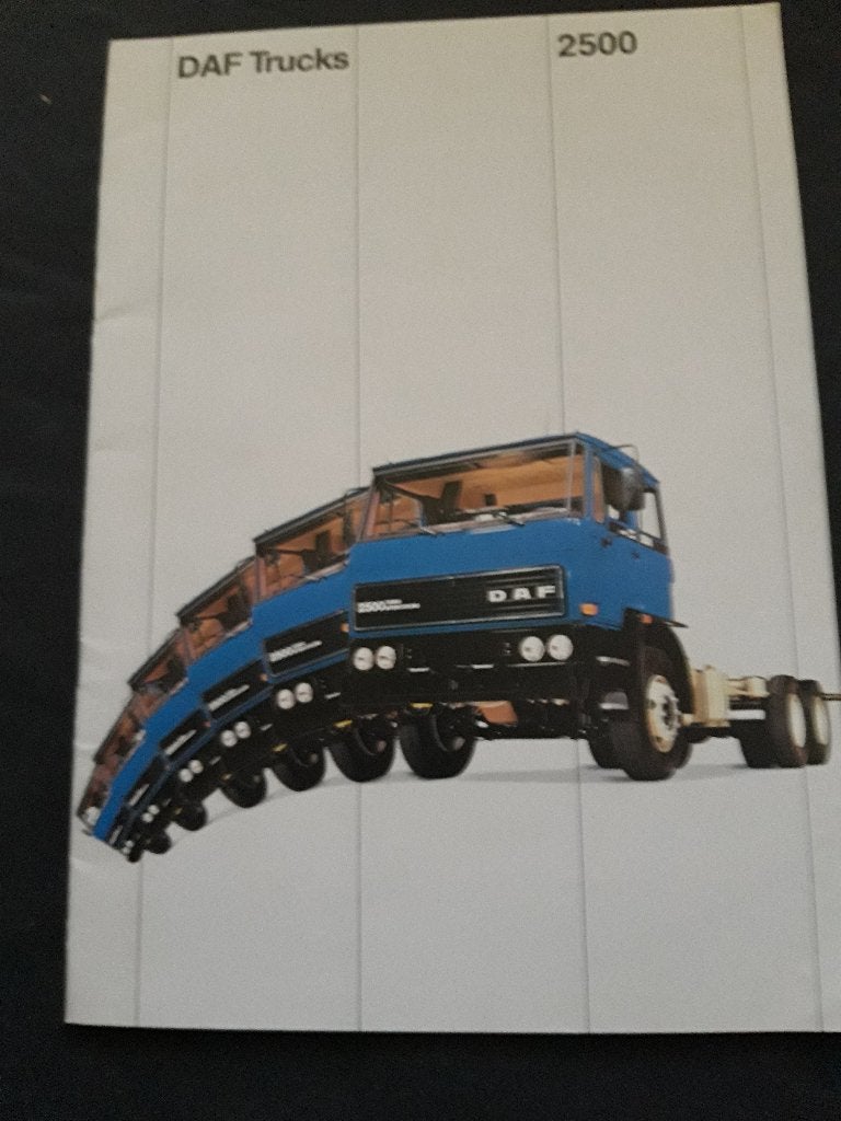DAF 2500 folder ca ‘78 NL, Ophalen of Verzenden, Zo goed als nieuw, Overige merken, DAF Trucks