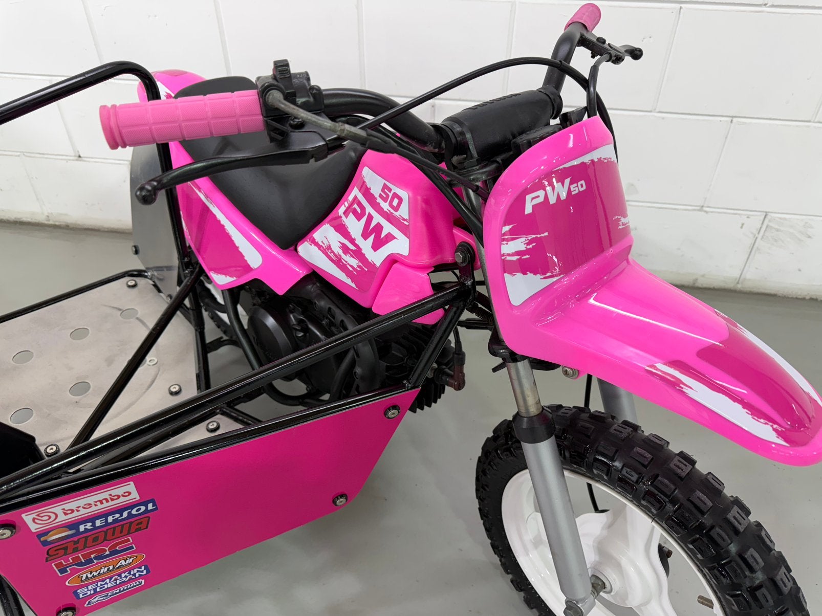 YAMAHA PW50 zijspan incl extra BLAUWE KAPPEN, Ophalen of Verzenden, Zo goed als nieuw, Overige typen