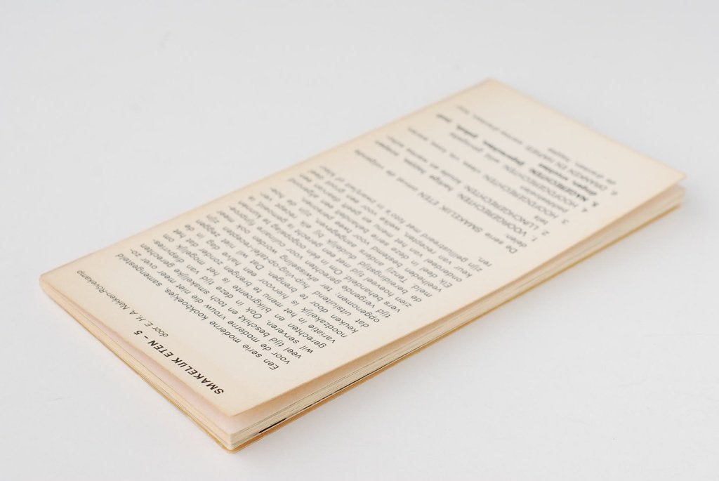 Nagerechten - Kookboek Elsevier jaren 60, Boeken, Verzenden, E.H.A. Nakken-Rövekamp, Zo goed als nieuw, Nederland en België