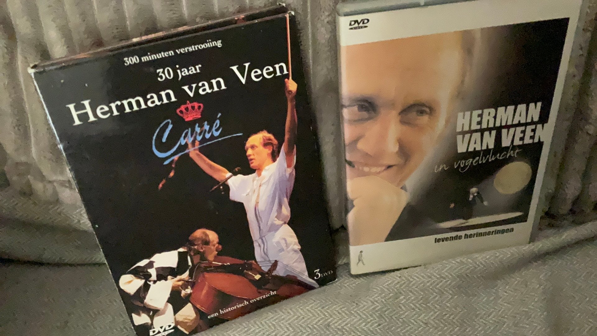 Herman van Veen Carre 30jaar 3dvd & in vogelvlucht dvd, Alle leeftijden, Ophalen of Verzenden, Zo goed als nieuw