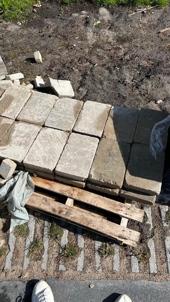 Stonique Trommel 20x30 tegels, Ophalen, Nieuw, Beton, Terrastegels