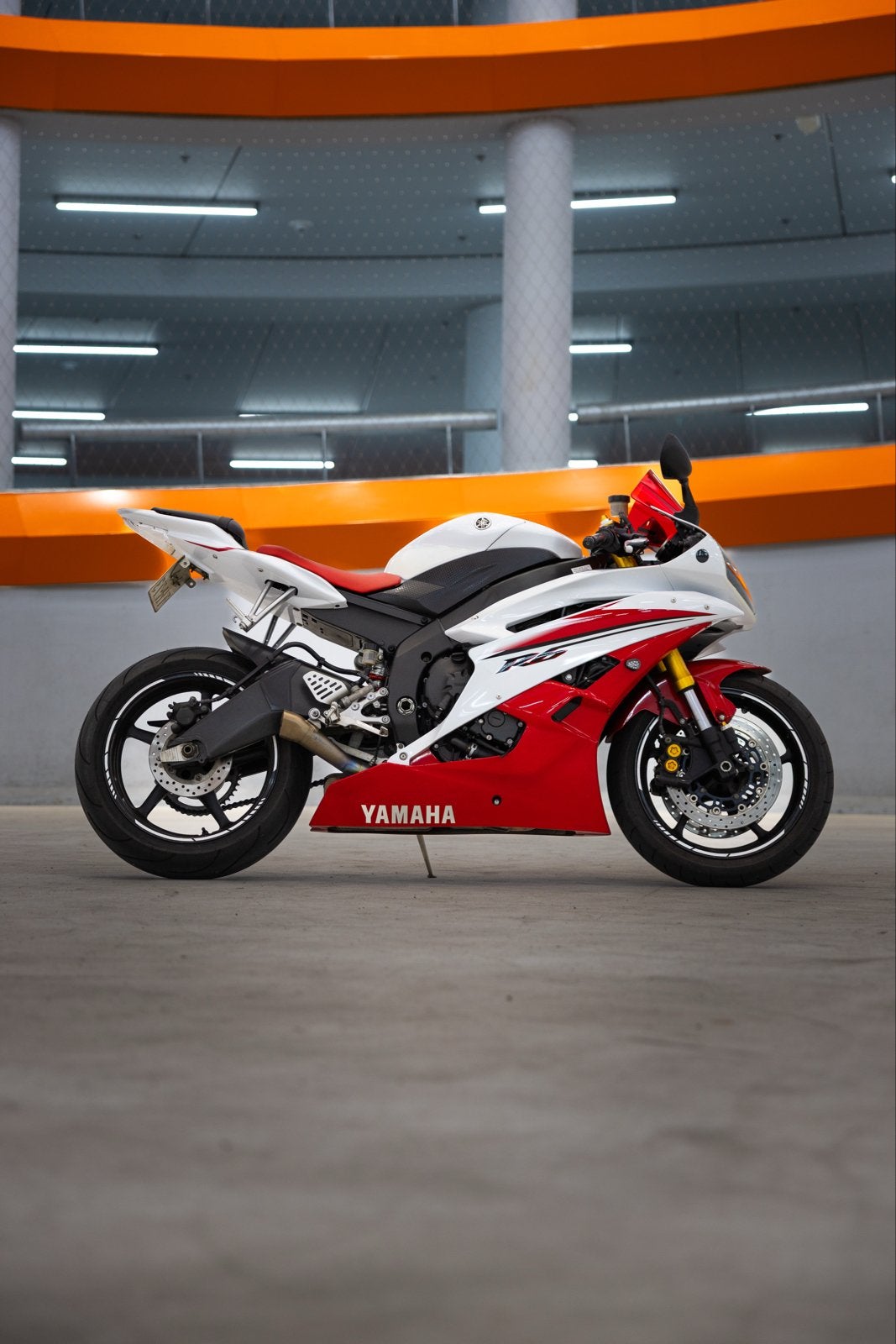 Fabrieks Kappenset 2007 Yamaha R6 met rode kuipruit en zadel, Ophalen, Gebruikt