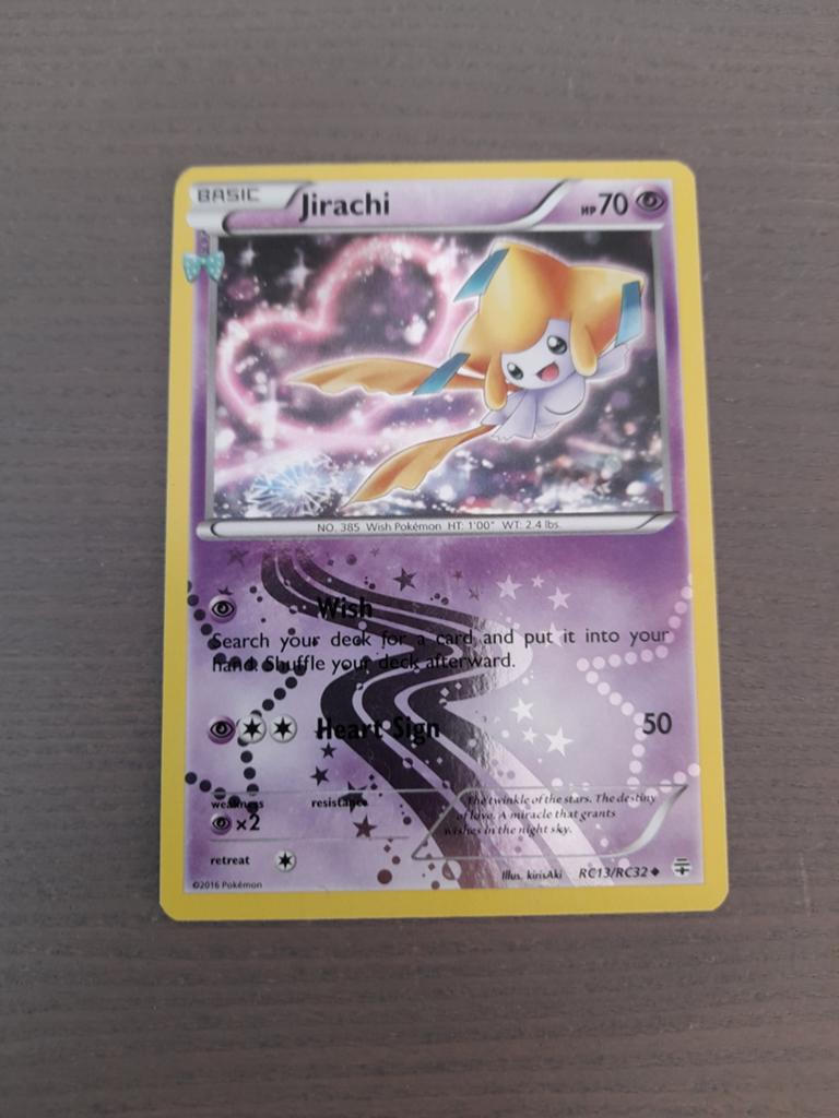 Generations rc13/rc32 jirachi holo, Ophalen of Verzenden, Gebruikt, Losse kaart, Foil